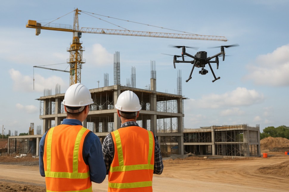 پهپادها چگونه چالش‌های ایمنی و بهره‌وری را در صنعت ساخت‌ حل می‌کنند؟