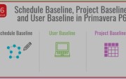 ایجاد Baseline (خط مبنا) در نرم‌افزار Primavera P6